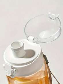 1pc 780ml/26oz Large Capacity Transparent Plastic Water Bottle, Leakproof And Drop-Proof Portable Outdoor Water Cup