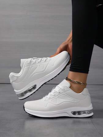 Women's Fashion Outdoor Increase Height Shake Shoes, Lace-Up Casual Sneakers Men's Fashionable Casual Sporty Versatile And Comfortable Thick Sole Leisure Travel Shoes, Couple's Breathable Casual Sneakers