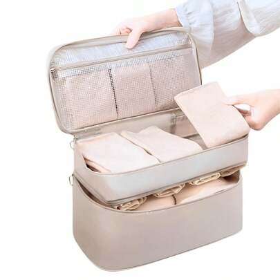 Organizador Mala Espaçoso Armazenamento Impermeável Necessaire Organizador Viagem Bagagem Sapato Dep Bag