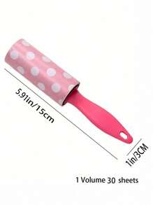 1/4pcs Mini Removable Clothes Lint Stick Roller Lint Paper Portable Lint Remover - Multicolor - View 4
