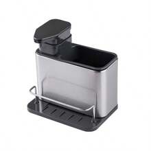 1入組不銹鋼檯面儲物架 - 銀色 - 查看 8