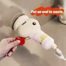 Cute Whale Toothpaste Squeezer, Bathroom Storage Toothpaste Dispenser, Suction Cup Toothpaste Squeezer Home Bathroom Decor Summer - Multicolor - View 4