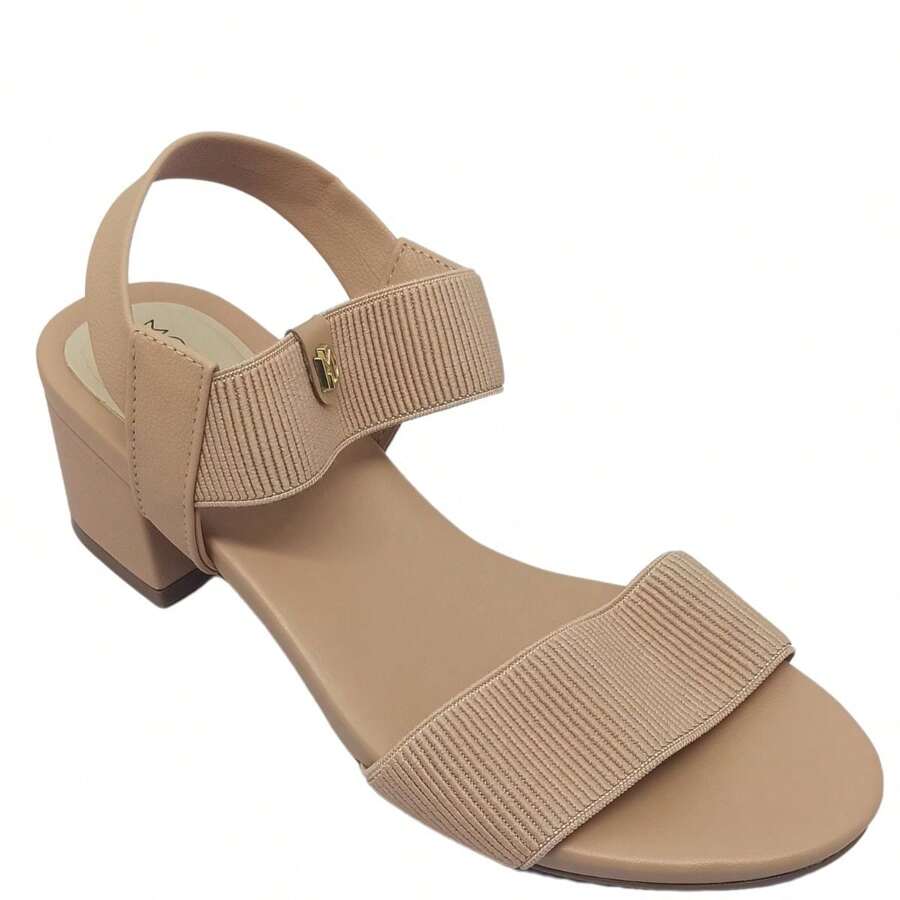 Modare Women's Casual Sandals With Elastic Straps - 米色 - 查看 1