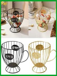 Versatile Rack Storage Coffee Organizer Portable Durable Display Stand - 金色 - 查看 1