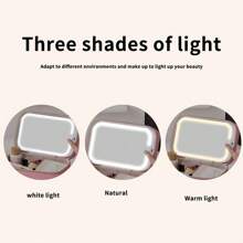 NetHong Makeup Bag With LED Mirror Vanity Case Beauty Box Make Up Travel Cosmetic Bag UK,Storage Drawers,Jewellery Organiser,Beauty Products - Circle Weave - View 11