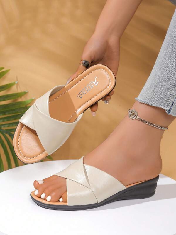 2025 Novos Sapatos Casuais Femininos de Sola Grossa, Leves e Elegantes