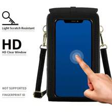 1 Piece Fashionable Women's Touch Screen Cross-Body Mobile Phone Bag, Adjustable Shoulder Strap, Card Slot, Zipper Closure, Lightweight And Compact Design, Suitable For Shopping, Travel And Daily Use, Shopping Accessories | Fashion Women's Bags | Bags, Mobile Wallets - Multicolor - View 2