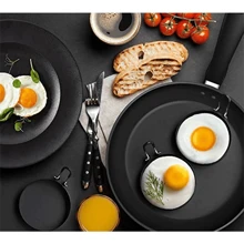 Stainless Steel Egg Cooking Ring - Perfect For Fried Eggs, Pancakes And Omelettes - Hotel Kitchen Tool And Accessory - Household/Homemaker/Breakfast/Lunch/Dinner/Burger/Bacon/Sandwich/Nutrition/Delicious - Multicolor - View 4