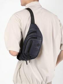 ceionkeust Unisex Fashion Practical Chest Bag, Multi-Function Phone Waist Bag, Casual Outdoor Hiking Lightweight Shoulder Bag, Cycling Travel Sports Crossbody Bag