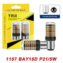 YiRui 2 bóng đèn LED mới 12-24V 144SMD dùng cho đèn xi nhan lùi BA15S P21W BAU15S PY21W 7440 W21W P21/5W 1157 BAY15D - 1157 BAY15D P21-5W - Xem 14
