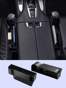 Car Seat Gap Storage Organizer - Large Capacity Design, Easy To Access, Prevent Items From Falling, Simple Installation, Suitable For Most Cars, SUVs And Trucks - Perfect For Driver And Passenger Seats, Easy To Use, Keep The Car Tidy, Car Storage Box Car Seat Gap Armrest Box Storage Box, Car Supplies Good Things Practical Mobile Phone Placement Box