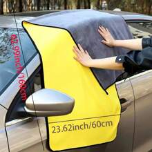 10pcs/1pc/2pcs/5pcs Ultrasoft Car Wash Microfiber Towel Car Cleaning Drying Cloth Car Care Cloth Detailing Car WashTowel ,500GSM Polishing Waxing Auto Detailing Towel Cloth Never Scrat