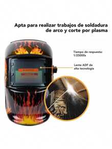 Careta Soldadura Para Industrial Soldar Electronica Diseño - Naranja Quemada - Ver 8