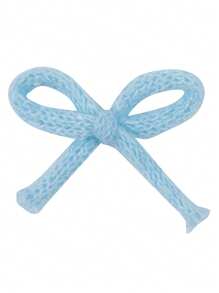 10pcs Knitted Bow Hair Clips Decor, DIY Handmade Accessories - Multicolor - View 4