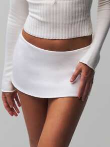 Women's Low Waist Bodycon Mini Skirts Solid Colour Short Skirts Summer Casual Slim Fitted Skirts Y2K Streetwear Pencil Skirts Party Clubwear Holiday Beachwear