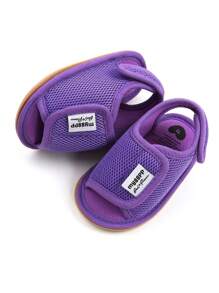 Infant's First Walking Shoes For Boys And Girls, Summer Sandals Open Toed Lightweight Shoes Infant Sports Shoes Breathable Lightweight Non Slip Sports Shoes 0-12 Months Old - Purple - View 7