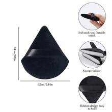 2 件装三角粉扑 - 超柔软可洗化妆海绵，可精确混合，可重复使用的化妆粉扑，适用于散粉和粉底 - 彩色 - 查看 7