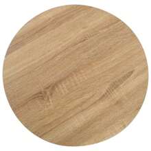 Table bistrot marron clair 80 cm MDF