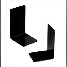 L-Shaped Countertop Bookcase - Black - View 3