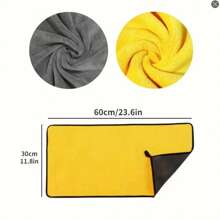 10pcs/1pc/2pcs/5pcs Ultrasoft Car Wash Microfiber Towel Car Cleaning Drying Cloth Car Care Cloth Detailing Car WashTowel ,500GSM Polishing Waxing Auto Detailing Towel Cloth Never Scrat