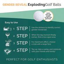 2/3pcs Fun Set Of Gender Revealing Soccer Fans, Creating Unveiling Supplies For Birthday Party Atmosphere - Multicolor - View 10