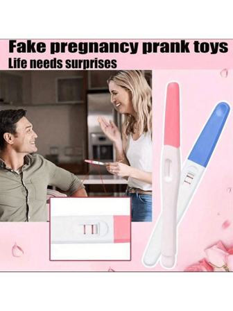 1个恶作剧验孕棒，搞笑道具，假阳性验孕棒 - 100%阳性结果 - 捉弄你的爱人 - 有趣的玩具 - 恶作剧礼物 - 生日礼物 - 完美礼物 - 逼真的验孕棒（款式和颜色随机）