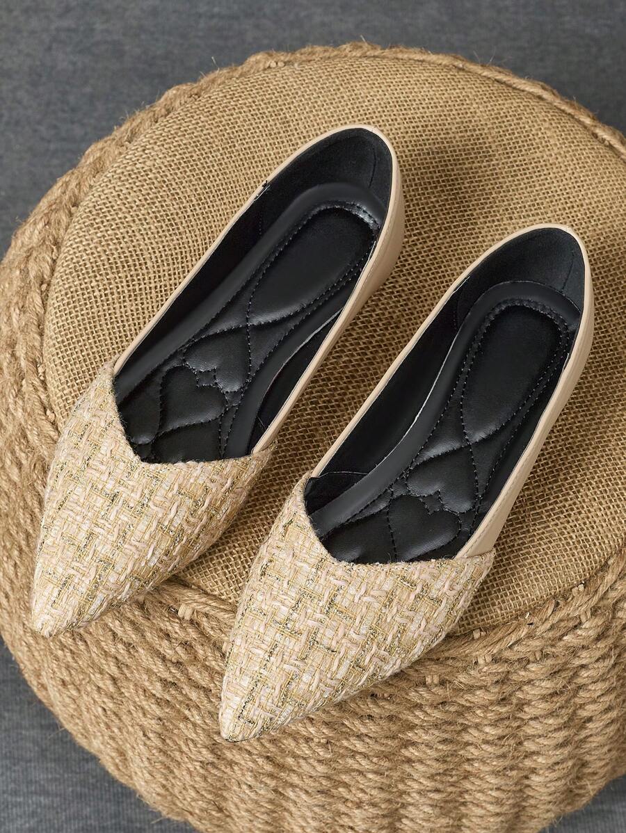 WHDXY 女士性感尖头平底绒面芭蕾平底鞋，软底办公室工作鞋，紫色百搭复古小众豹纹平底鞋，配套连衣裙