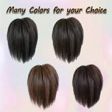 Messy Bun Hair Piece, Claw Clip In Straight Hair Bun 8 Inch Short Ponytail Extension With Bendable Metal Wire Hair Pieces For Women Fake Hair Bun DIY Styles