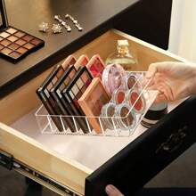 Makeup Storage Box, Suitable For Eyeshadow Palette Storage Box, 7-Segment Separation Makeup Palette Storage Box, For Dressing Table Drawer Countertop Modern Cosmetic Storage