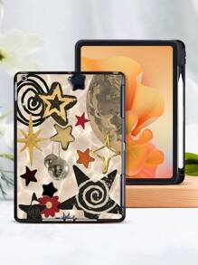 INS Style Flat Protective Case Compatible With IPad 10th Gen, IPad Air 4/5th 10.9-Inch, Compatible With Kindle Paperwhite 12th Gen 2024, Tab A7 Lite 8.7", S6 Lite 10.4 Inch, 4-Corner Drop Protection, Easy One-Handed Grip