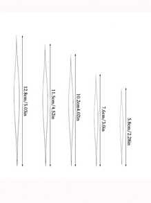 5pcs Stainless Steel Beading Tool Set, Includes Beading Needles, Big Eye Needles, Opener Needles And Handmade Necklace Stringing Accessories