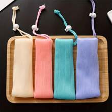 1/4 件去角质网状香皂收纳袋，加厚抽绳洁面泡沫袋，保持香皂清新洁净，适用于浴室、旅行、露营、大学宿舍、极简主义、学生、男士、女士、旅行配件、返校用品、宿舍必需品 - 多色的 - 查看 7