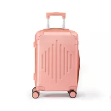 3 Piece Travel Suitcase With Corner Protectors, 20/24/28 Inch, Durable Hard Shell, 360 Degree Spinner Wheels, Multifunctional, Large Capacity, Lightweight, Fashionable Multicolor - 24inch Rose Gold - View 1