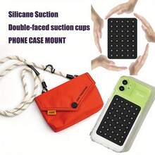 2pcs Solid Color 40pcs Double-Sided Silicone Suction Cup Phone Silicone Suction Cup Double-Sided Strong Silicone Suction Cup - Multicolor - View 11