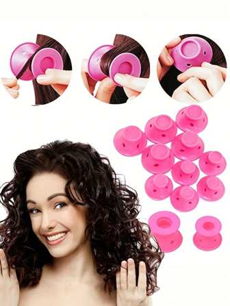 Heatless No Heat Curling Rods 10pcs Set - Easy DIY Styling And Perming Tools For All Hair Types, Long Hair, Hair Styling, Hair Stuff, Curly Hair Products ,Hair Accessories, Hair Styling Kit, Hair Tool Kit, Hairstyling Set