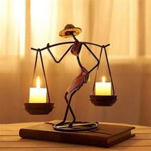 New European Style Creative Ins Style Candle Holder, Nordic Style Dining Room Table Decor, Bar Counter Decoration - Multicolor - View 2