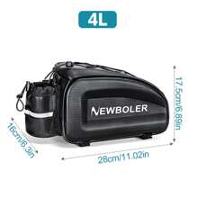 NEWBOLER Túi đựng đồ sau xe đạp MTB Túi đựng đồ cốp xe đạp du lịch chống thấm nước dung tích lớn - Nhiều màu - Xem 13