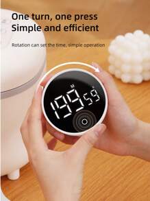 200 Minute Rotary Timer, Multi-Functional Silent Desktop Timer, Easy Countdown Timer For Tasks, Cooking, Time Management Reminder (Battery Not Included)