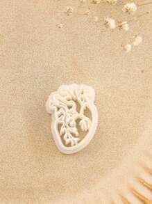 1pc Heart Polymer Clay Cutters, Flower Clay Cutters For Earrings Making, Clay Earrings Cutters, Hollow Clay Cutters For Polymer Clay Jewelry, Jewelry Making Kits