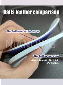 Professional League Soccer Balls, High-Quality PU Leather, Excellent Elasticity, Seamless Heat Bonding Technology, Anti Slip, Wear-Resistant, Easy To Kick, Professional Adult Youth Training Competition, No. 5 Football, Free Ball Needle, Ball Net - Gold - View 6