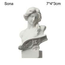 Minifiguur Beroemdheden Huisdecoratie Tekenen Oefening Gipsbeeld Beroemde Sculptuur Gipsbuste Portretten Griekse Mythologie