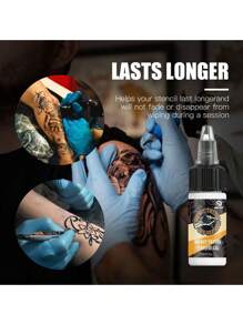 DQFART Wireless Tattoo Gun Kit, Includes 1200mAh Tattoo Battery, Digital Display, Tattoo Pen Set, Suitable For Beginners And Tattoo Artists, Comes With 10 Tattoo Needles, 10 Tattoo Inks, Tattoo Transfer Gel, Tattoo Ink Diluter, Various Tattoo Supplies And Accessories, Excellent Performance, Suitable For Halloween, Christmas And Other Occasions. - Black - View 7