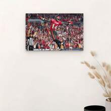 Framed Poster American Football Star Decorat Painting Canvas Wall Art Living Rooms Bedroom Painting - Framed(框架) - 查看 2