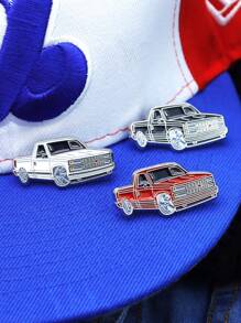 1/2/3 piezas Clip para gorra de golf, Pasador de gorra de béisbol de metal único para auto - Accesorio de sombrero con estilo - Multicolor - Ver 1