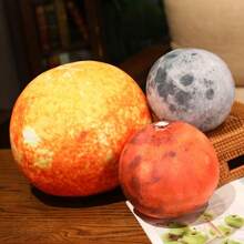 Creative Simulation Earth Moon Planet Solar System Cosmic Pillow Eight Planets Spherical Sofa Home Decoration Cushion Decoration Company Shooting Props Activities Gifts (Due To Mass Production Of Fabric, There Will Be A Slight Color Difference, The Physical And Promotional Pictures Close)