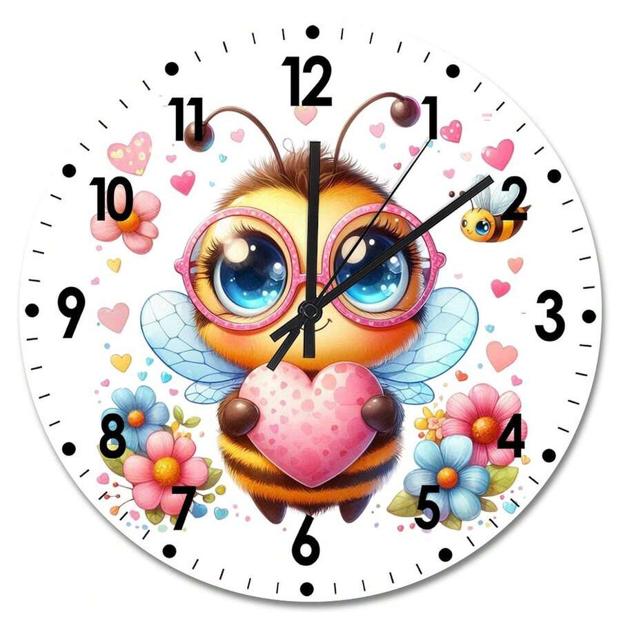 Wedding, Office Wall Clock, Modern Art Wall Decor, Living Room Decor And Accessories, Unique Gift Idea, Gift For Her