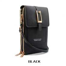 1 Piece Fashionable Women's Touch Screen Cross-Body Mobile Phone Bag, Adjustable Shoulder Strap, Card Slot, Zipper Closure, Lightweight And Compact Design, Suitable For Shopping, Travel And Daily Use, Shopping Accessories | Fashion Women's Bags | Bags, Mobile Wallets - Multicolor - View 8