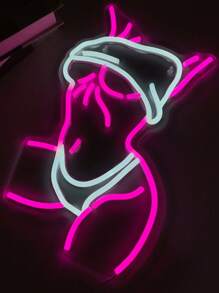 1pc USB Powered Neon Sign LED Decorative Light, Suitable For Room, Bar, Shop, Club, Man Cave, Nightclub, Party Decor