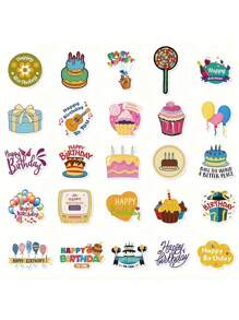 50 款新鲜卡通生日贴纸生日礼物装饰手机壳手工防水 DIY 贴纸礼物毕业房间装饰家居装饰墙壁装饰浴室装饰卧室装饰房间装饰用品客厅装饰房屋装饰家居装饰客厅墙壁艺术墙纸个性贴纸