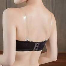 2pcs/1pair Adjustable Invisible Shoulder Straps, Comfortable Bralette Straps, Bra Accessories Summer Cooling,Beach,Travel